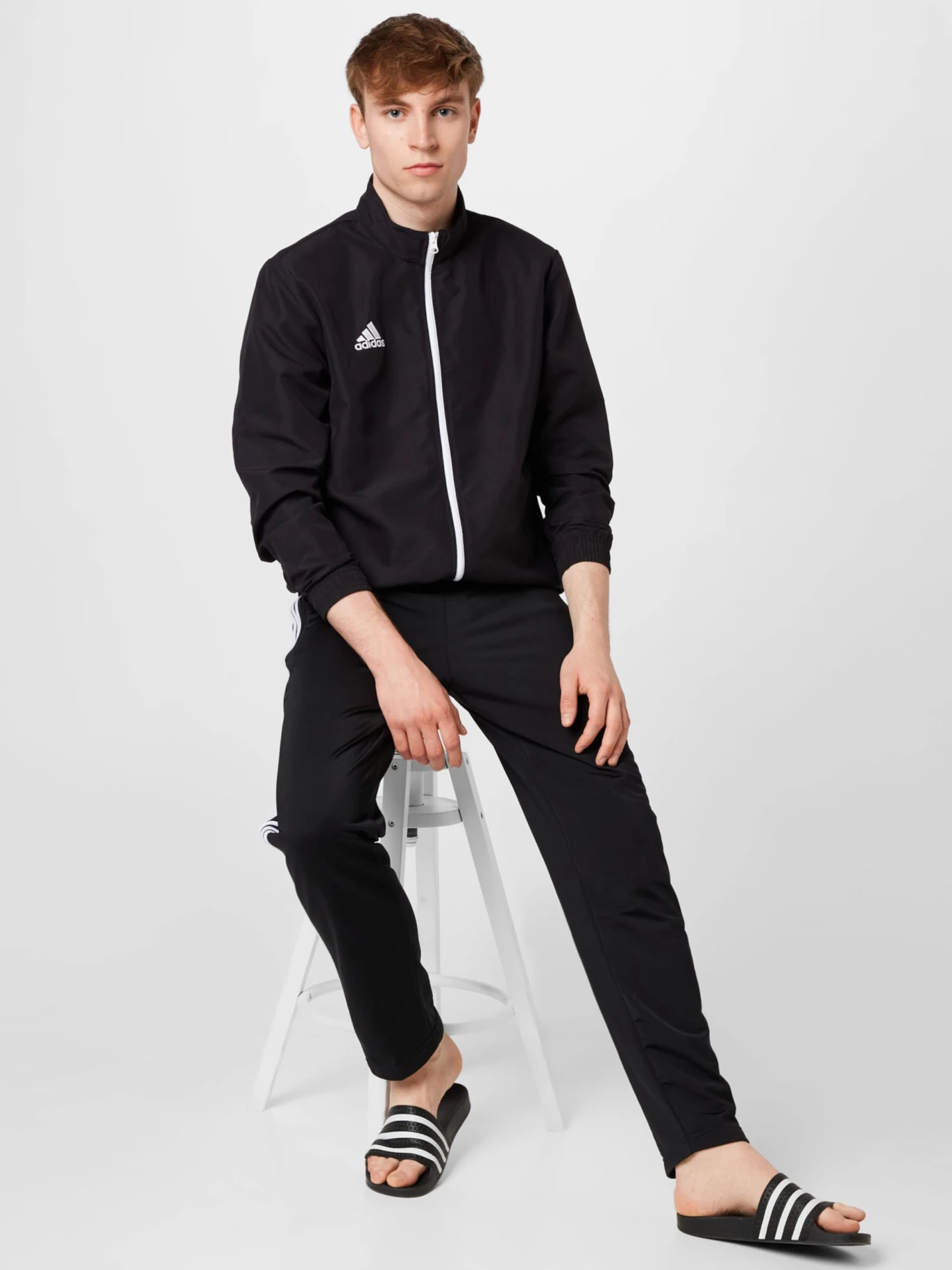 Adidas Sportswear Trainingsjacks Sportjas Entrada 22 Heren Zwart 4 Adidas Sportswear Trainingsjacks Sportjas Entrada 22 Heren Zwart - Afbeelding 4