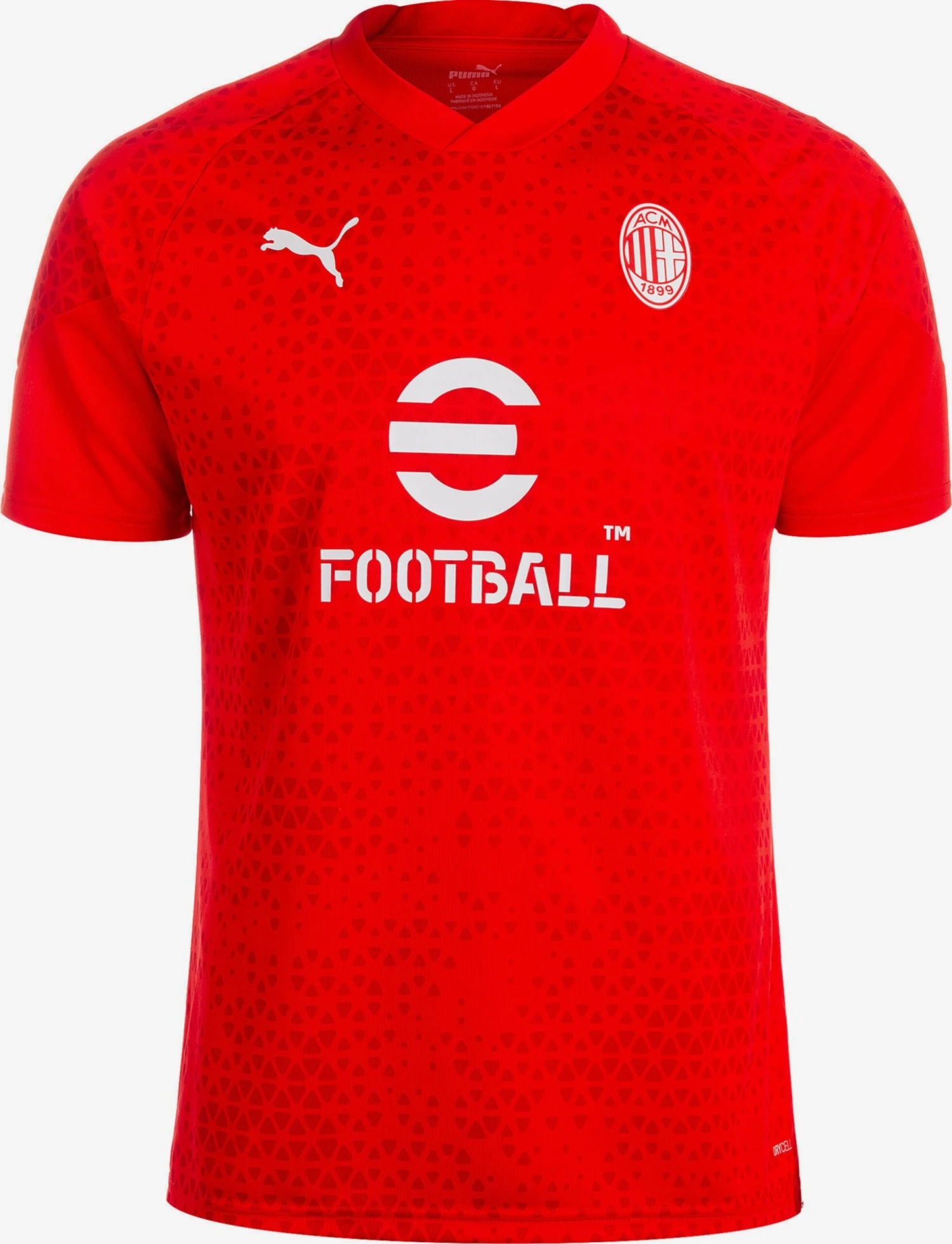 Puma Tricots Tricot AC Milan Heren Rood / Donkerrood 1 Puma Tricots Tricot AC Milan Heren Rood / Donkerrood