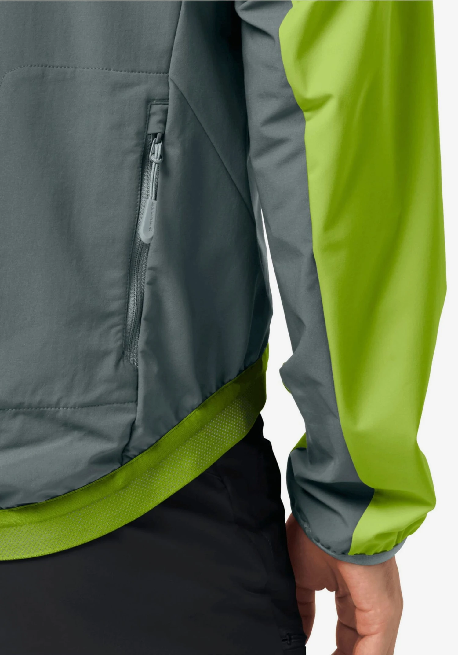 Jack Wolfskin Softshell Jassen Outdoorjas Heren Lichtgroen 7 Jack Wolfskin Softshell Jassen Outdoorjas Heren Lichtgroen - Afbeelding 7